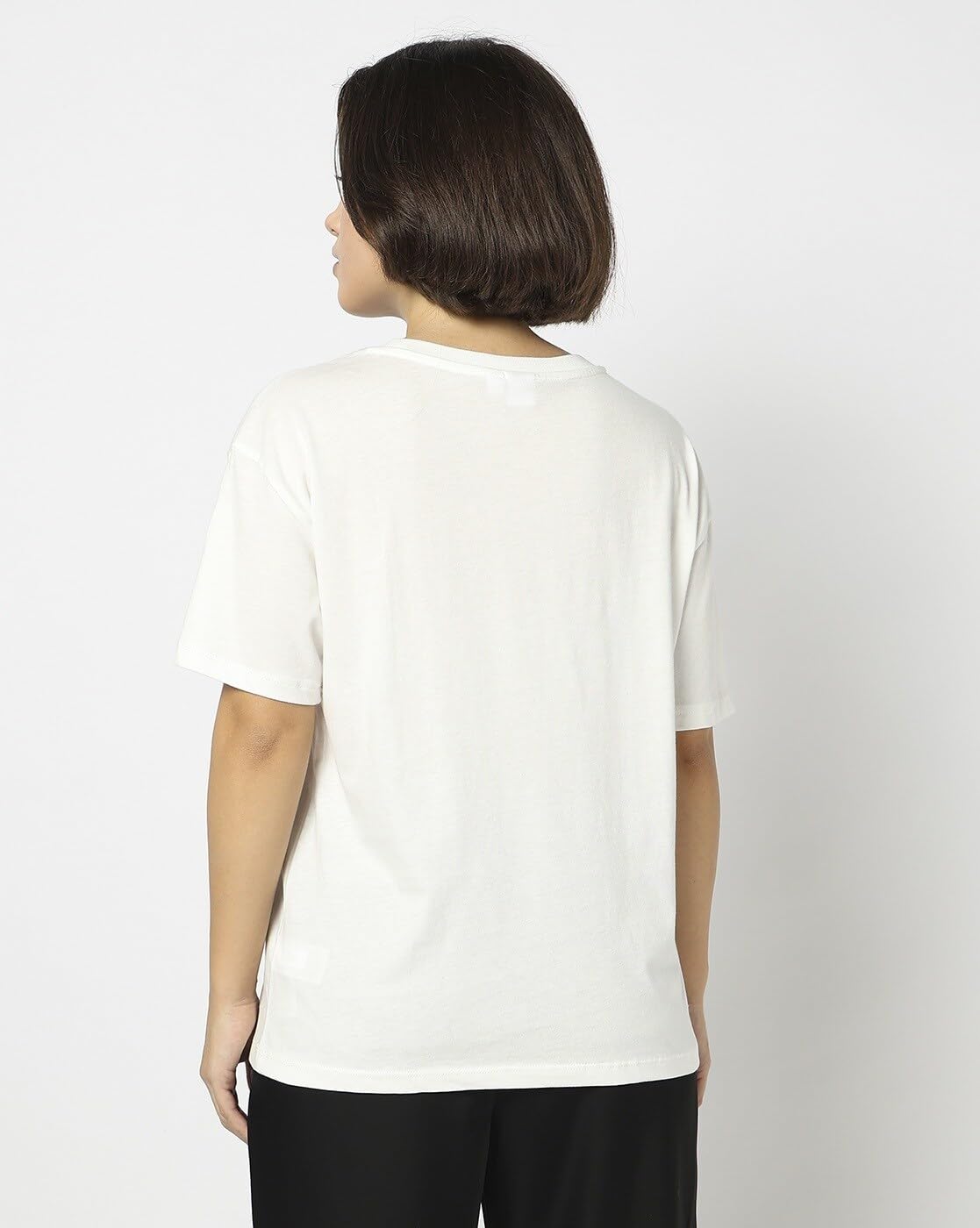 GAP Women's Slim Fit Solid Short Sleeves Round Neck T-Shirt