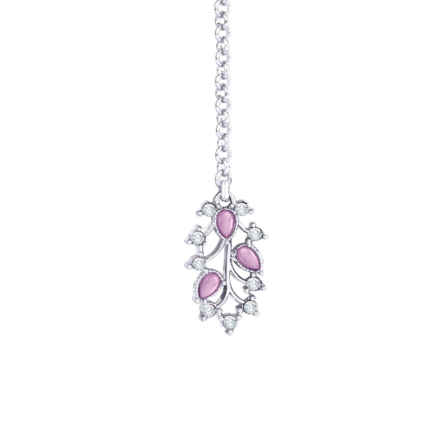 Atasi International American Diamond AD with Colorful Crystal Necklace Jewellery Set for Women/Girls | Perfect for Weddings, Parties & Festive Occasions