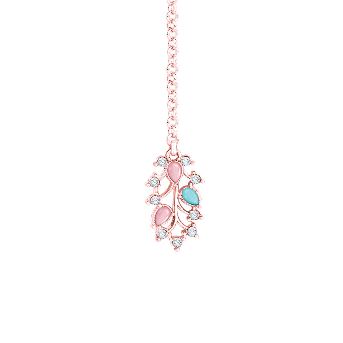 Atasi International American Diamond AD with Colorful Crystal Necklace Jewellery Set for Women/Girls | Perfect for Weddings, Parties & Festive Occasions