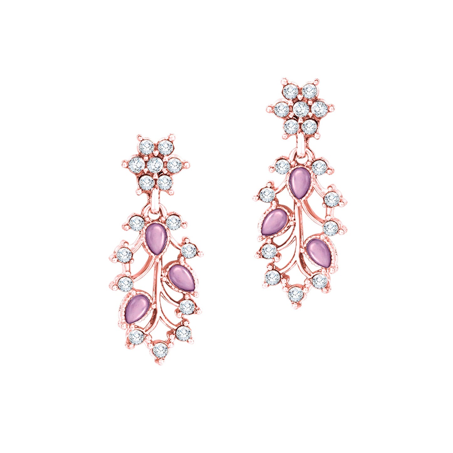 Atasi International American Diamond AD with Colorful Crystal Necklace Jewellery Set for Women/Girls | Perfect for Weddings, Parties & Festive Occasions