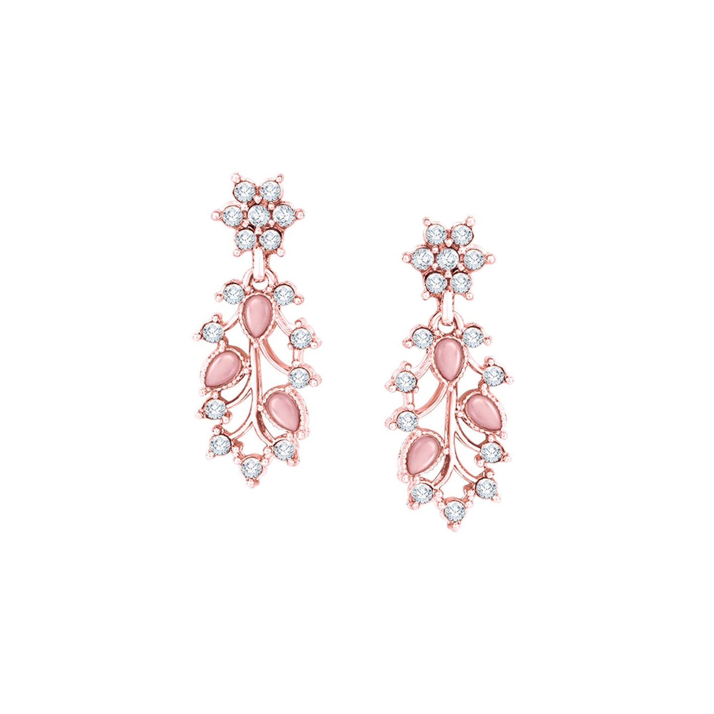 Atasi International American Diamond AD with Colorful Crystal Necklace Jewellery Set for Women/Girls | Perfect for Weddings, Parties & Festive Occasions