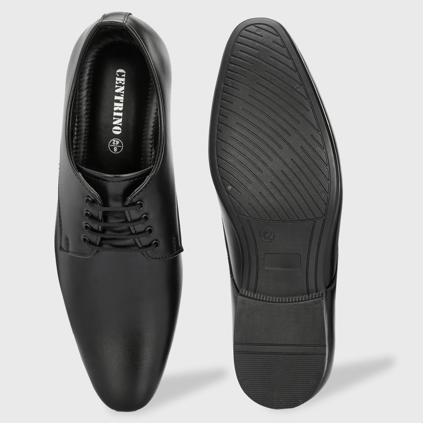 Centrino Formal Shoe for Men | Lace-Up Derby for Business & Casual Wear | Stylish Design with Comfortable Fit Craftsmanship for All-Day Support (64055)