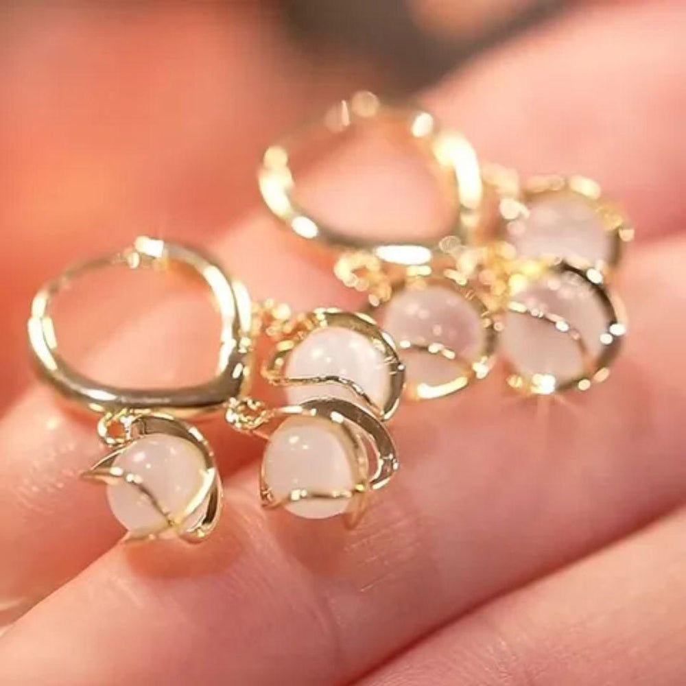 COZY crystal hoop earing